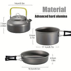 Camping Cookware Set Lightweight & Compact Heat-Resistant