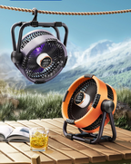 Camping Fan Rechargeable 20,000mAh LED Light & Power Bank