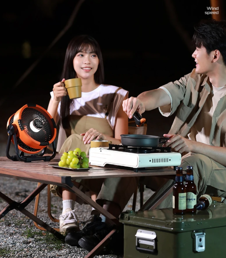 Camping Fan Rechargeable 20,000mAh LED Light & Power Bank