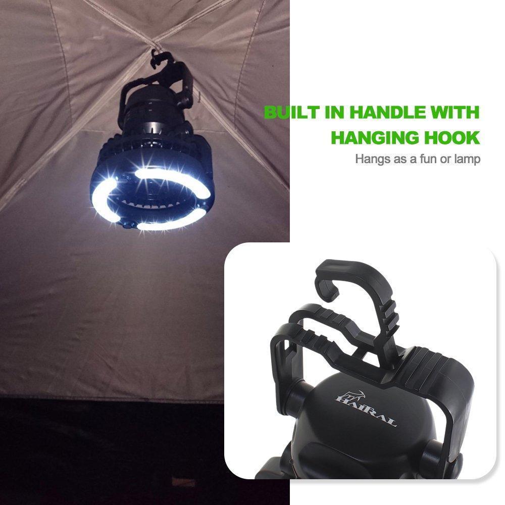 Camping Fan Rechargeable 50-Hour LED Light