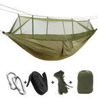 Camping Hammock Mosquito Net 210T Parachute Nylon 200kg Capacity