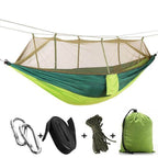 Camping Hammock Mosquito Net 210T Parachute Nylon 200kg Capacity