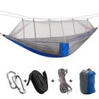 Camping Hammock Mosquito Net 210T Parachute Nylon 200kg Capacity