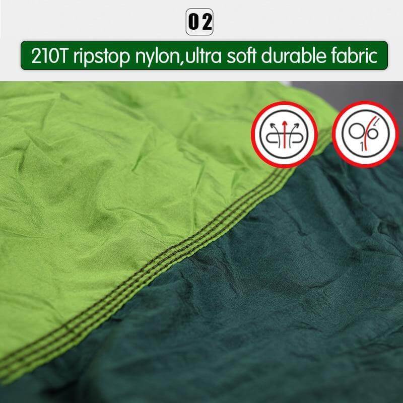 Camping Hammock Mosquito Net 210T Parachute Nylon 200kg Capacity
