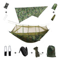 Camping Hammock Two Person Mosquito Net & Rain Cover