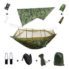 Camping Hammock Two Person Mosquito Net & Rain Cover