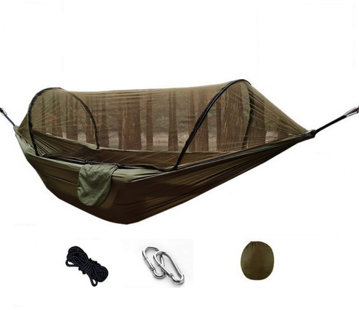 Camping Hammock Ultralight Mosquito Net & Rain Tarp