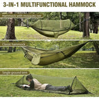 Camping Hammock Ultralight Packable With Integrated Mosquito Net