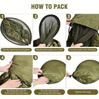 Camping Hammock Ultralight Packable With Integrated Mosquito Net