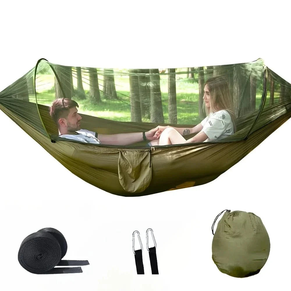 Camping Hammock Ultralight Packable With Integrated Mosquito Net