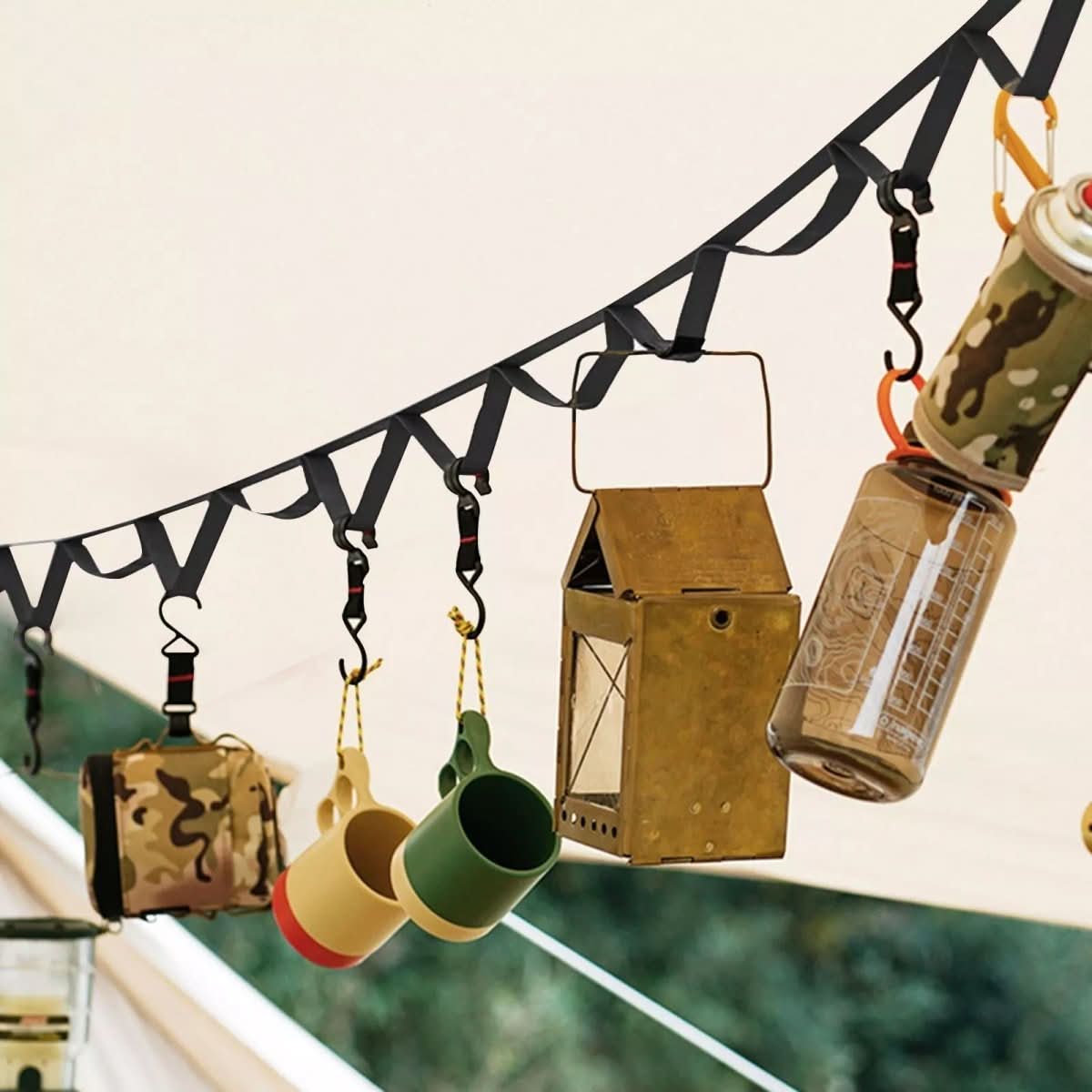 Camping Hanging Rope Adjustable 1.8-5m Lightweight