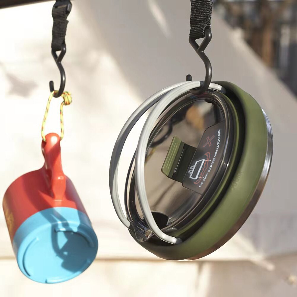 Camping Kettle Collapsible Stainless Steel 1.06 Qt
