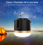Camping Lantern Bright LED Built-In Power Bank Weather Resistant