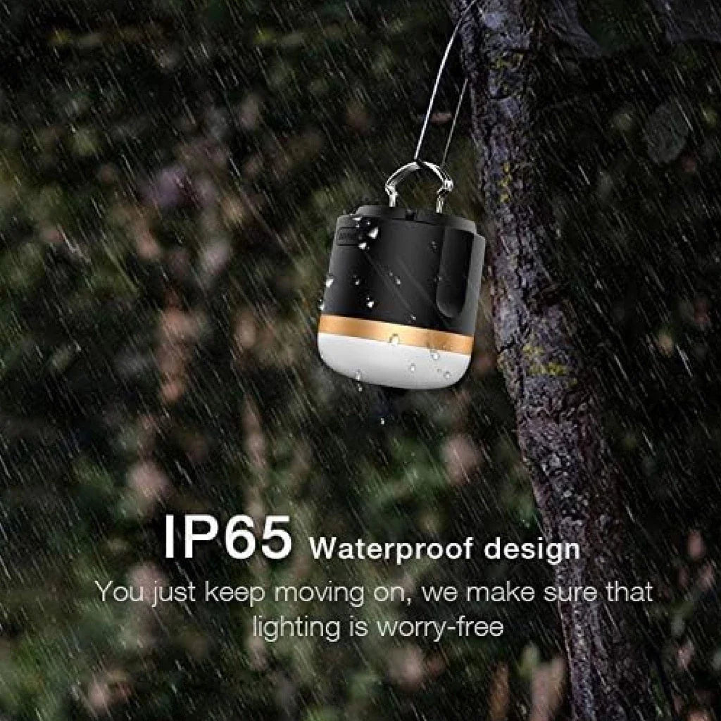 Camping Lantern Bright LED Built-In Power Bank Weather Resistant
