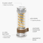 Camping Lantern & Flashlight USB-C Rechargeable Power Bank