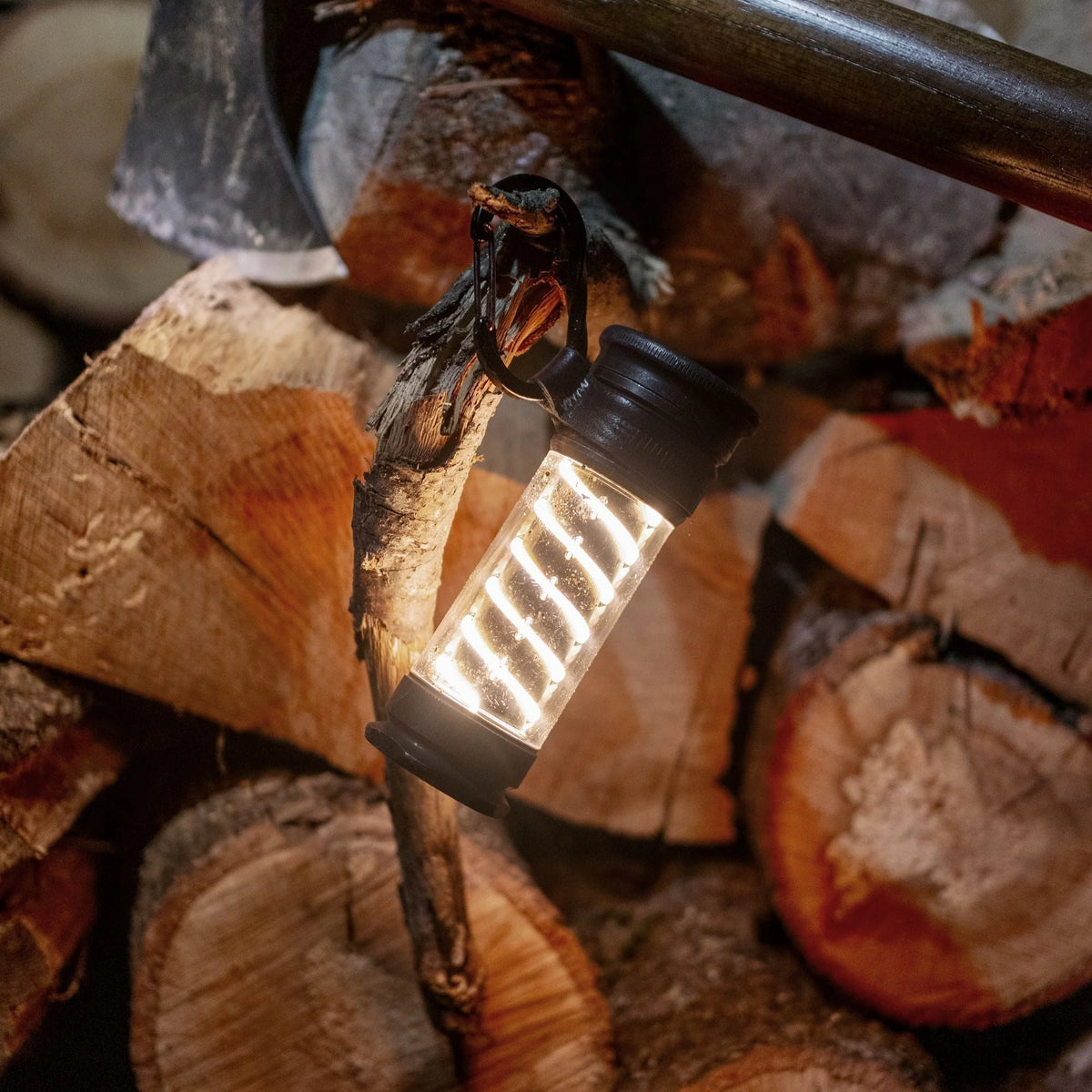 Camping Lantern & Flashlight USB-C Rechargeable Power Bank