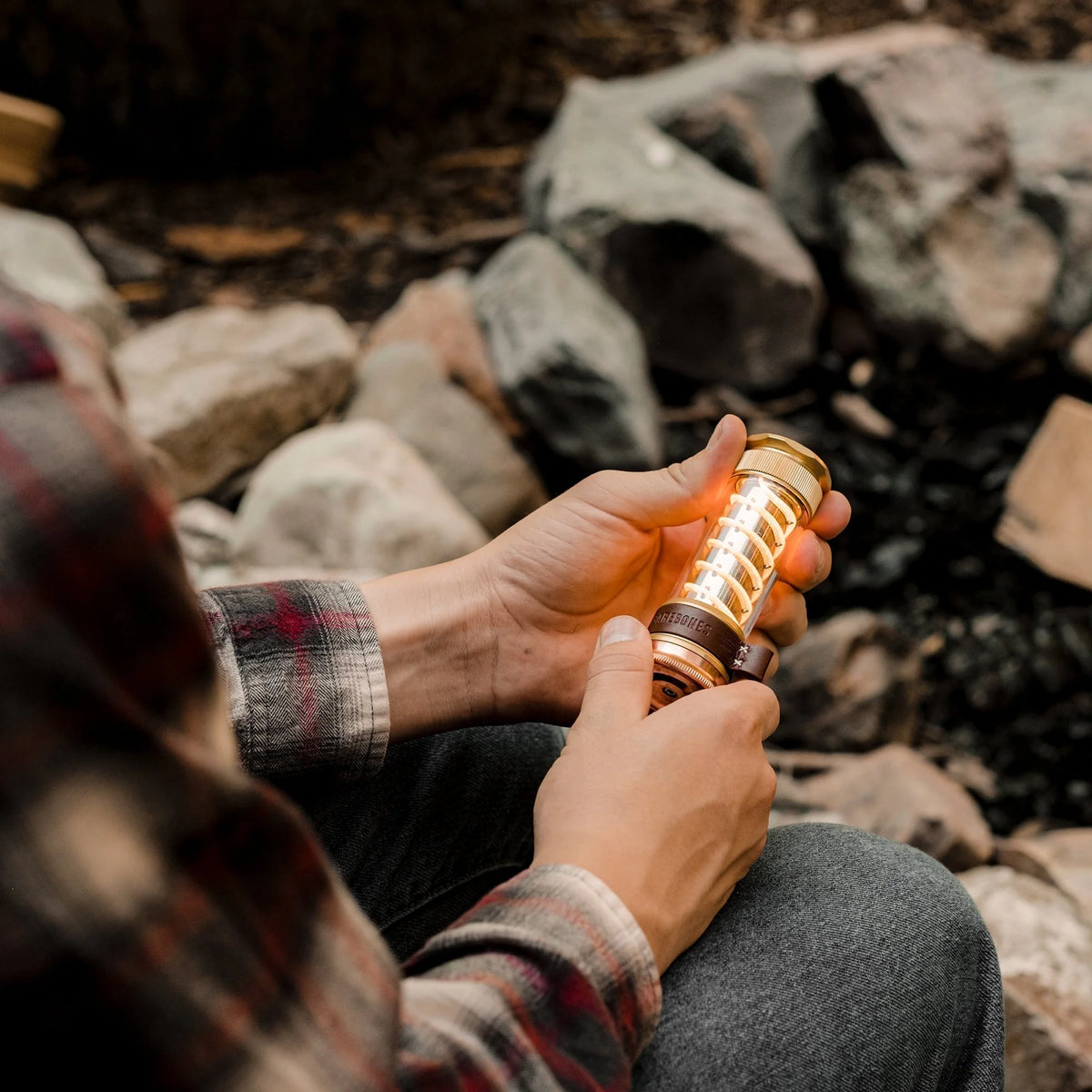 Camping Lantern & Flashlight USB-C Rechargeable Power Bank