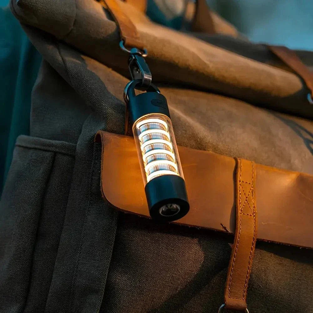 Camping Lantern Rechargeable 12-Hour Runtime Adjustable Tripod Waterproof