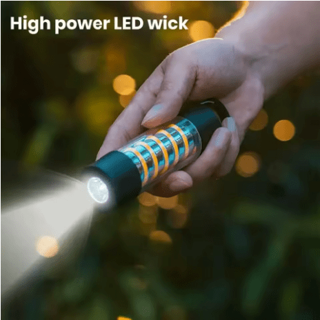 Camping Lantern Rechargeable 12-Hour Runtime Adjustable Tripod Waterproof