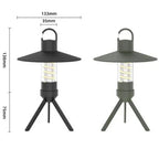 Camping Lantern Rechargeable 12-Hour Runtime Adjustable Tripod Waterproof