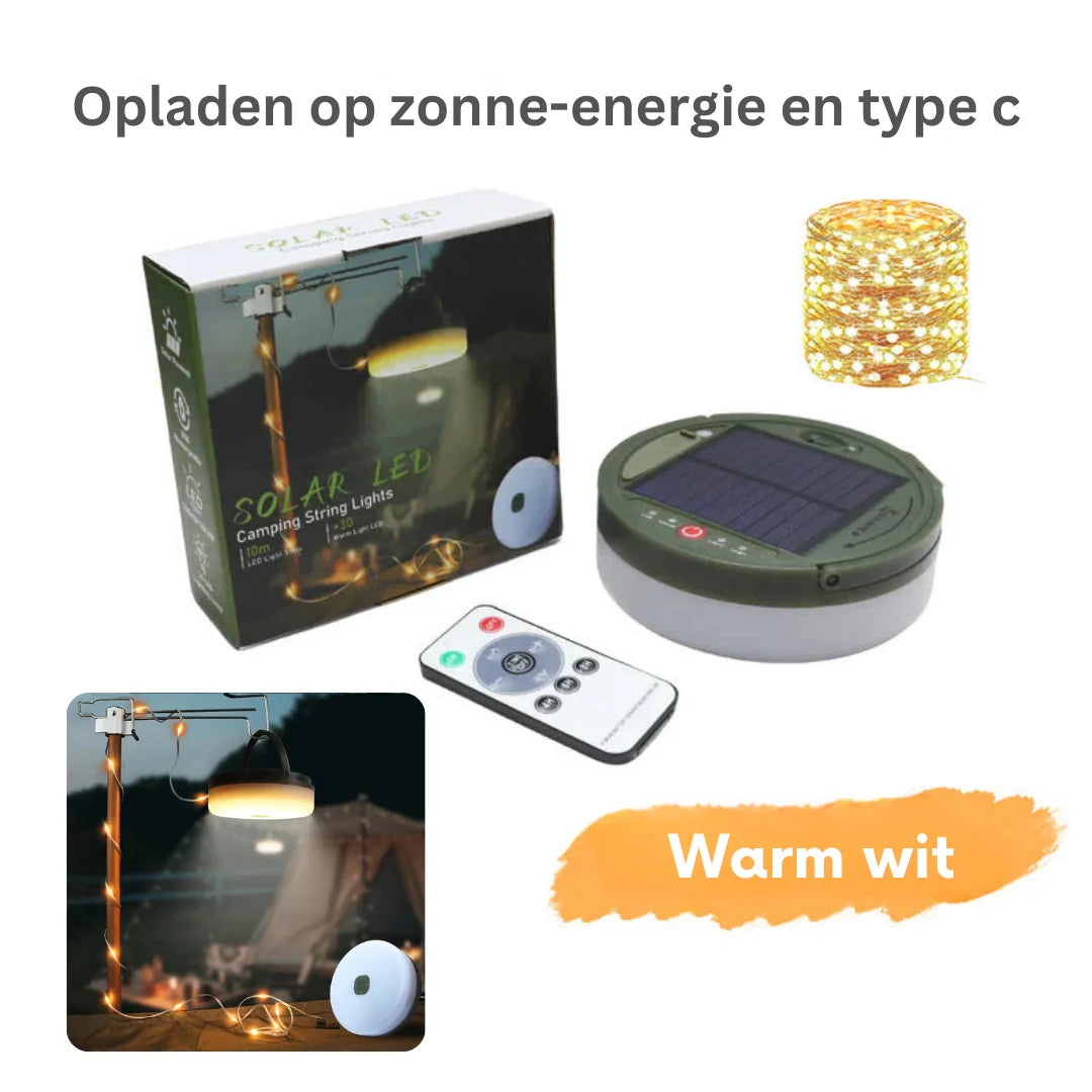 Camping Lantern Solar Power Bank Waterproof