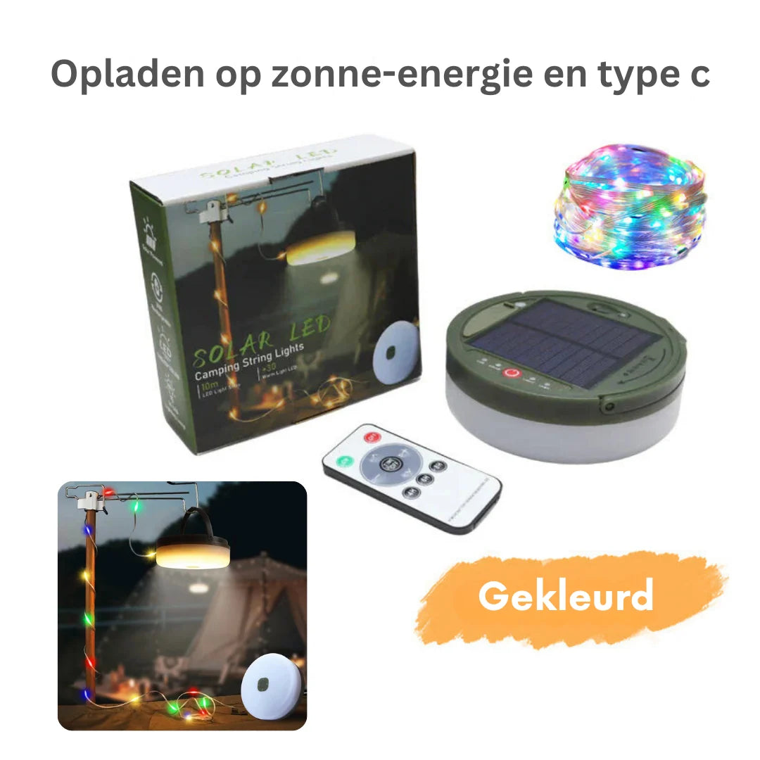 Camping Lantern Solar Power Bank Waterproof