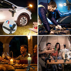 Camping Lantern Telescopic Rotating Head USB-C Power Bank