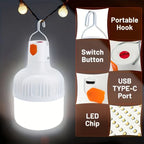 Camping Lantern USB Rechargeable LED Compact & Lightweight