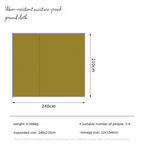 Camping Mat 210D Oxford Waterproof & Puncture-Resistant