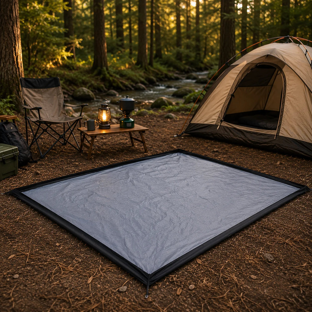 Camping Mat Waterproof Foldable With Storage Bag