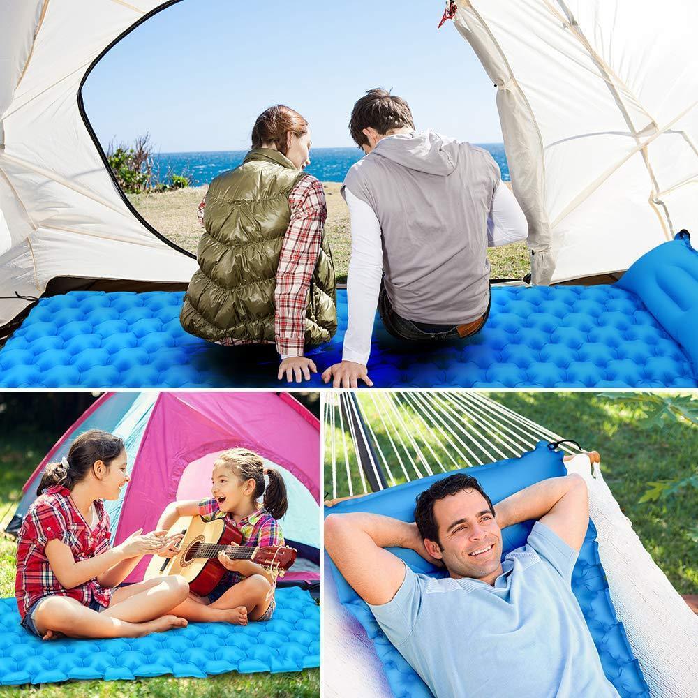 Camping Mattress Inflatable Adjustable Firmness Waterproof & Lightweight