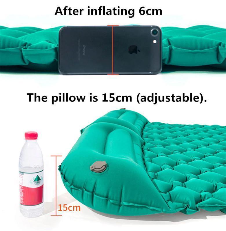Camping Mattress Inflatable Adjustable Firmness Waterproof & Lightweight