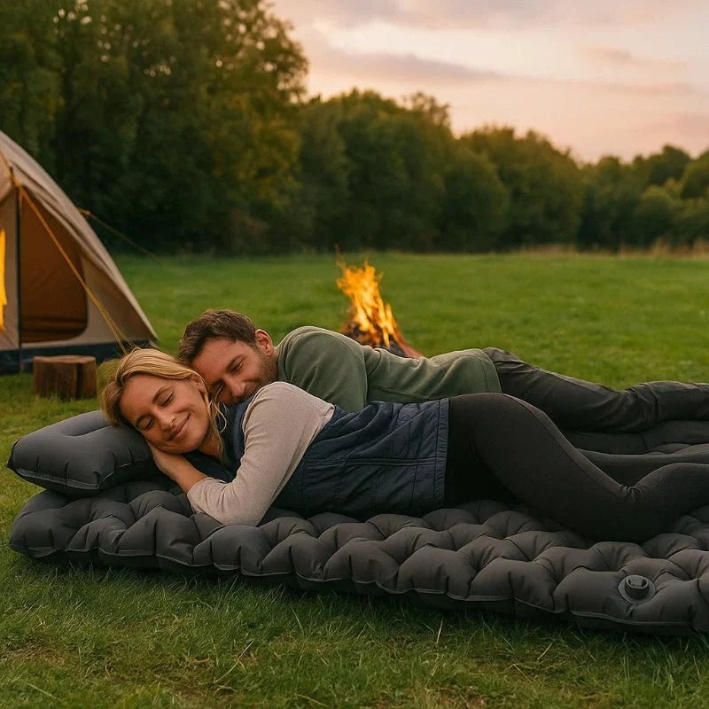 Camping Mattress Self-Inflating Extra-Wide Ripstop Nylon