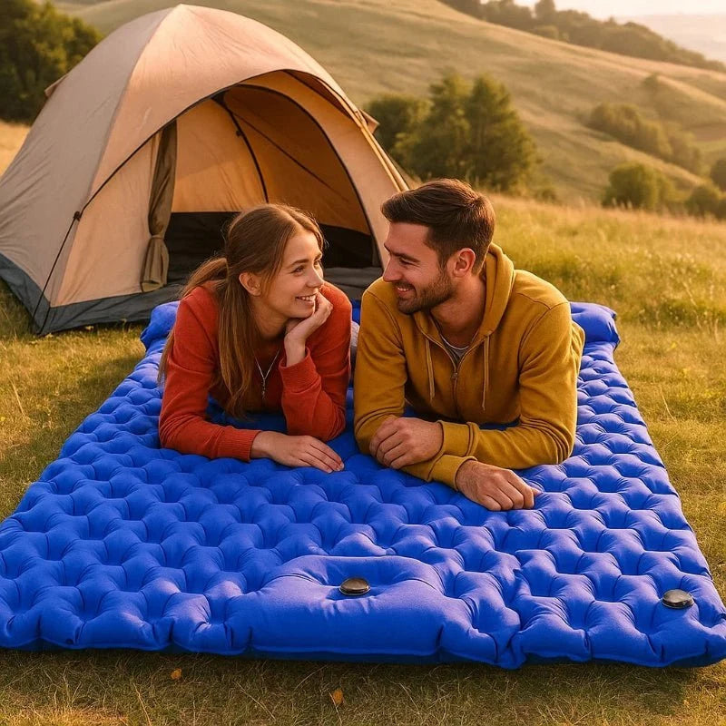Camping Mattress Self-Inflating Extra-Wide Ripstop Nylon