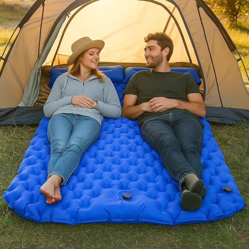 Camping Mattress Self-Inflating Extra-Wide Ripstop Nylon