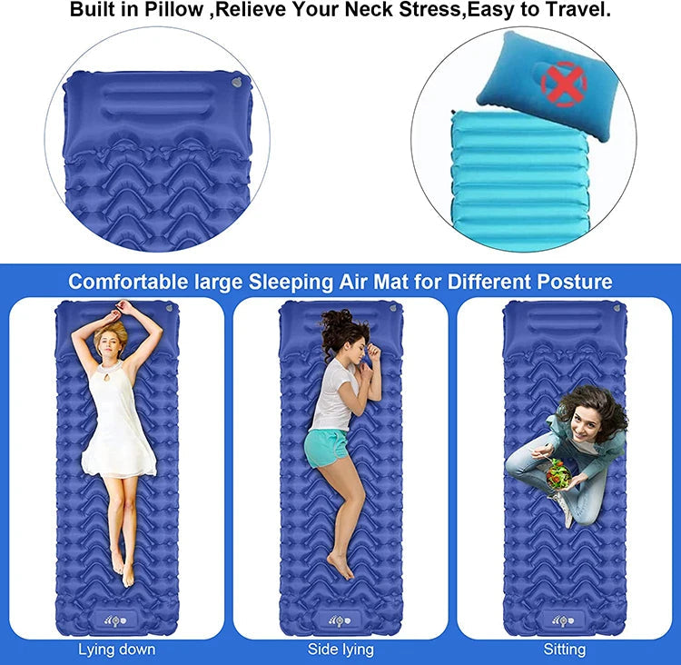 Camping Sleeping Pad 40D Nylon Lightweight & Packable