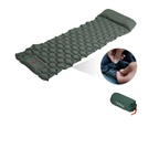 Camping Sleeping Pad Self-Inflating Built-In Pillow Lightweight