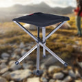 Camping Stool Foldable Stainless Steel 331 Lb Capacity