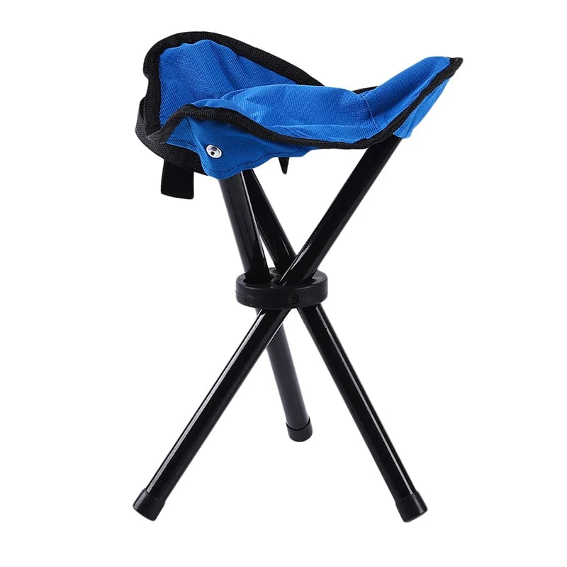 Camping Stool Foldable Tripod Waterproof Fabric 220 lb Capacity