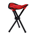 Camping Stool Foldable Tripod Waterproof Fabric 220 lb Capacity