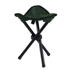 Camping Stool Foldable Tripod Waterproof Fabric 220 lb Capacity