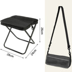 Camping Stool Lightweight Foldable Supports Up To 265 Lbs