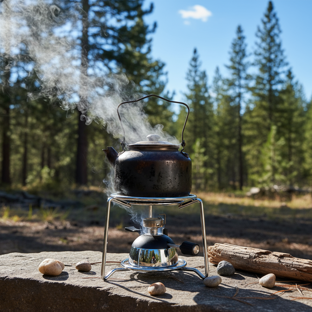 Camping Stove Compact Stainless Steel Energy Efficient