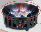 Camping Stove Foldable Stainless Steel & Copper Burners