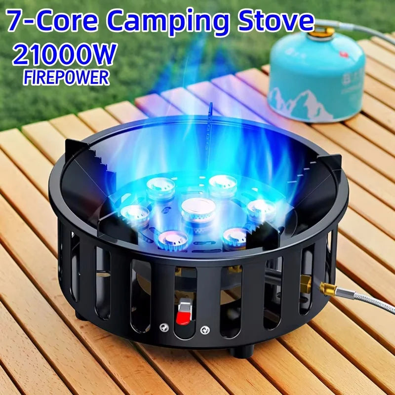 Camping Stove Foldable Stainless Steel & Copper Burners