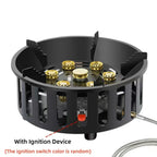 Camping Stove Foldable Stainless Steel & Copper Burners