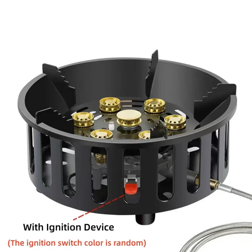 Camping Stove Foldable Stainless Steel & Copper Burners