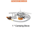 Camping Stove Set Lightweight Anodized Aluminum Foldable Handles