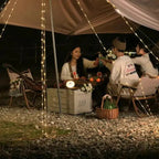 Camping String Lights Retractable 10m Waterproof Magnetic Clips