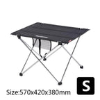 Camping Table Ultralight Folding 75 x 55 cm Top